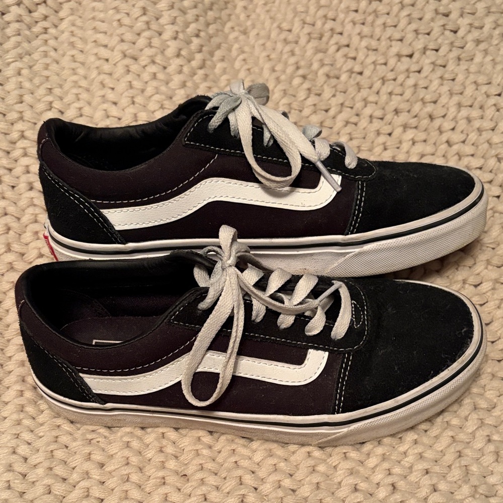 Vans Black and White Classic Sneakers